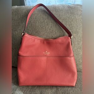 Kate Spade watermelon color Hobo purse